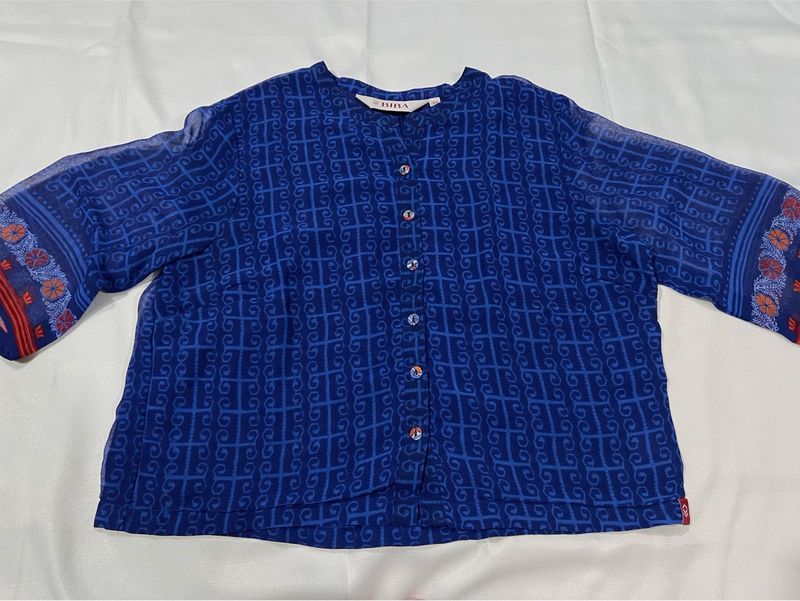 Biba Blue Top