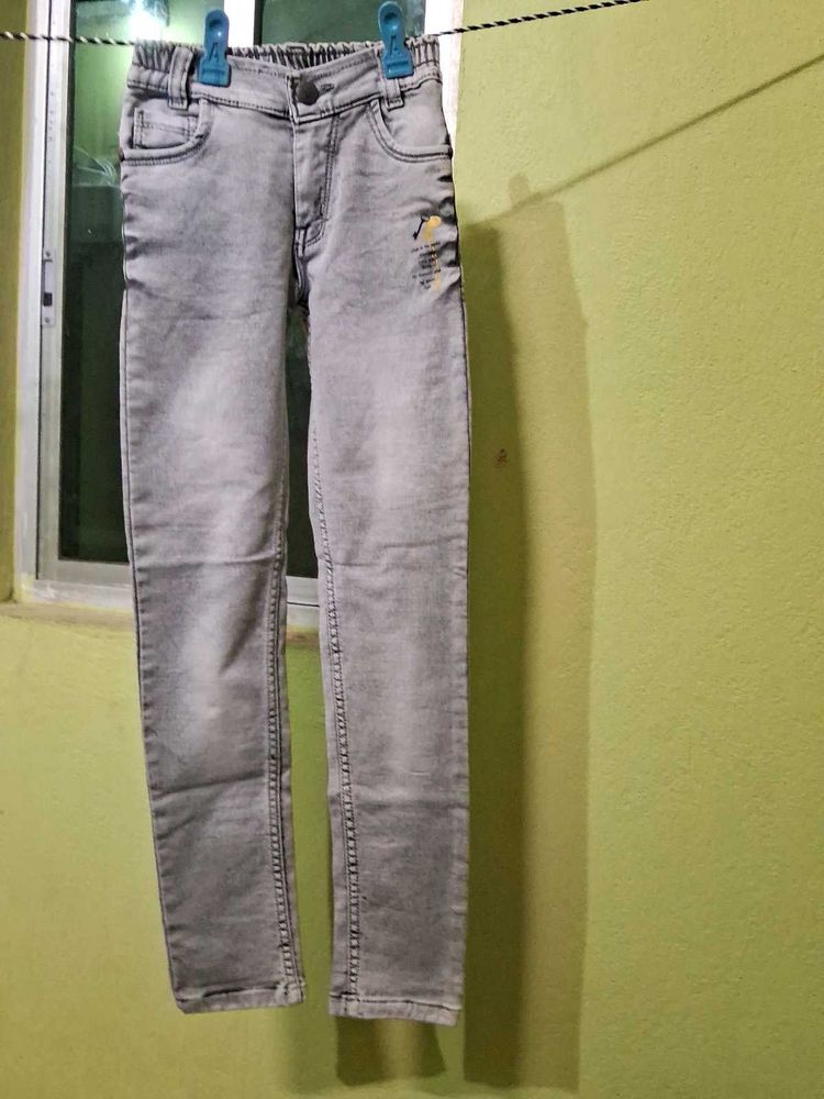 Grey Denim Jeans