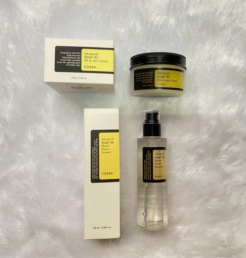 Cosrx Snail Mucin Power Essence &amp; Moisturiser