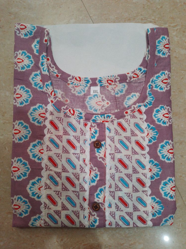 PURE COTTON KURTI