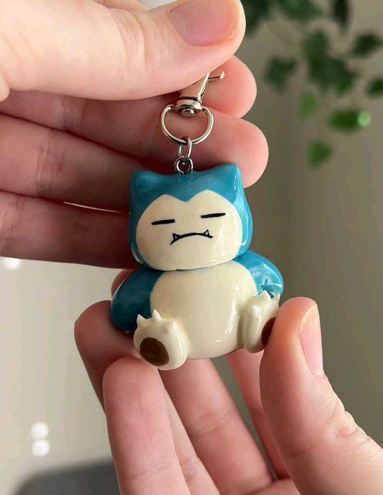 Snorlax , Pucca , Totoro Keychain Figure
