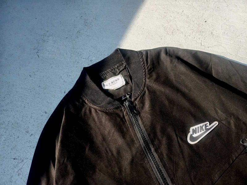 A Black Colour Basketball Jacket