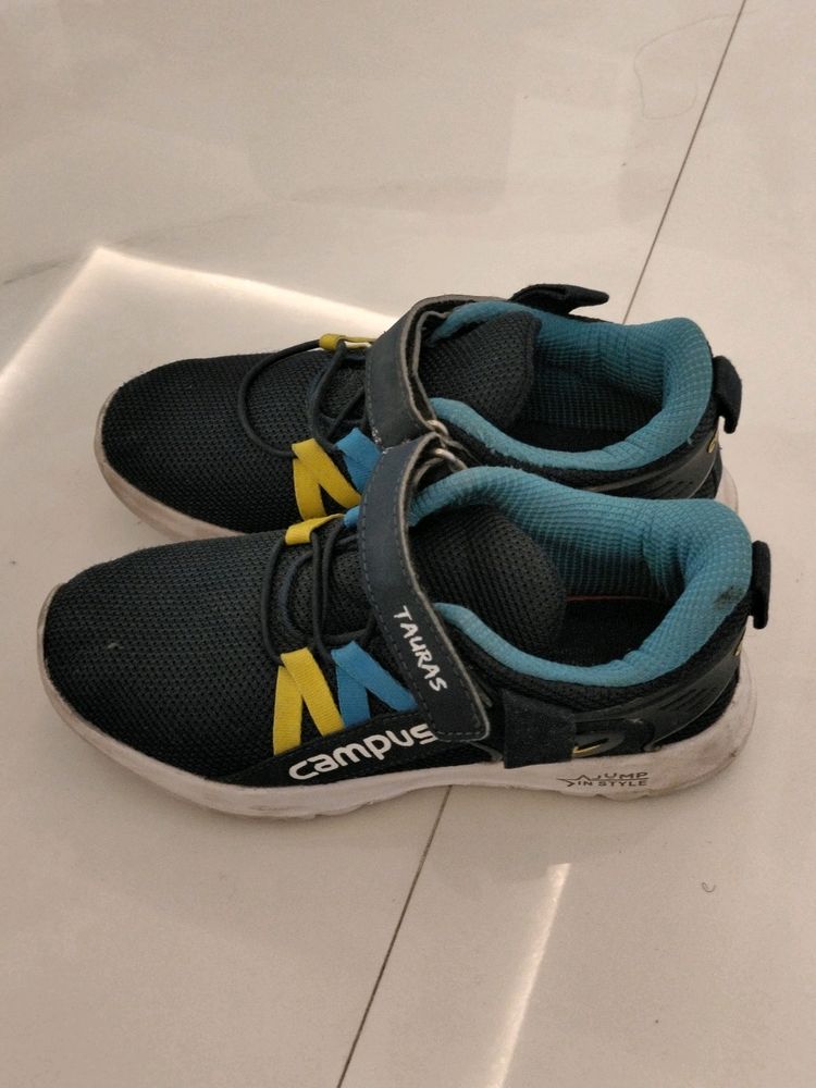Campus Navy Blue Shoes, Size - 2