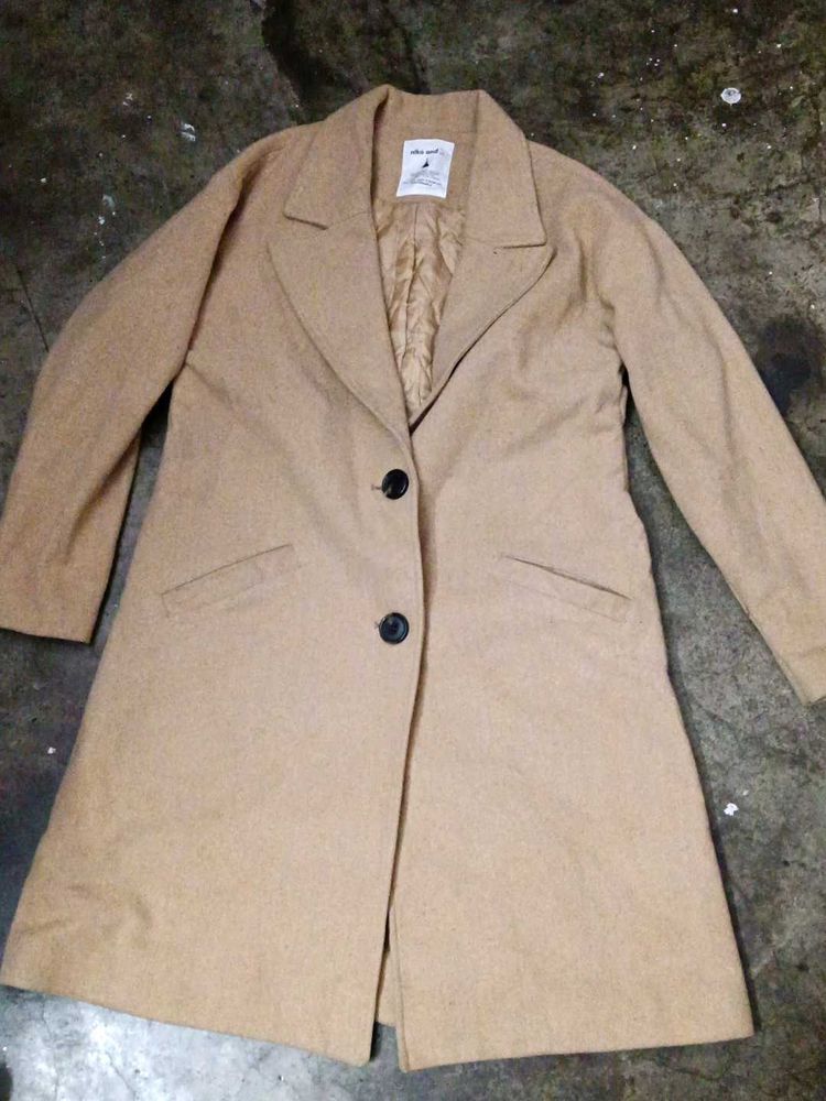 Elegant Tan Trench Coat