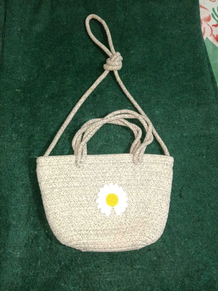 Daisy Woven Mini Bag