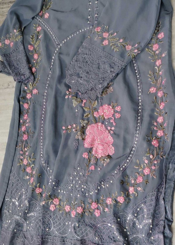 Long Kurta With Lace