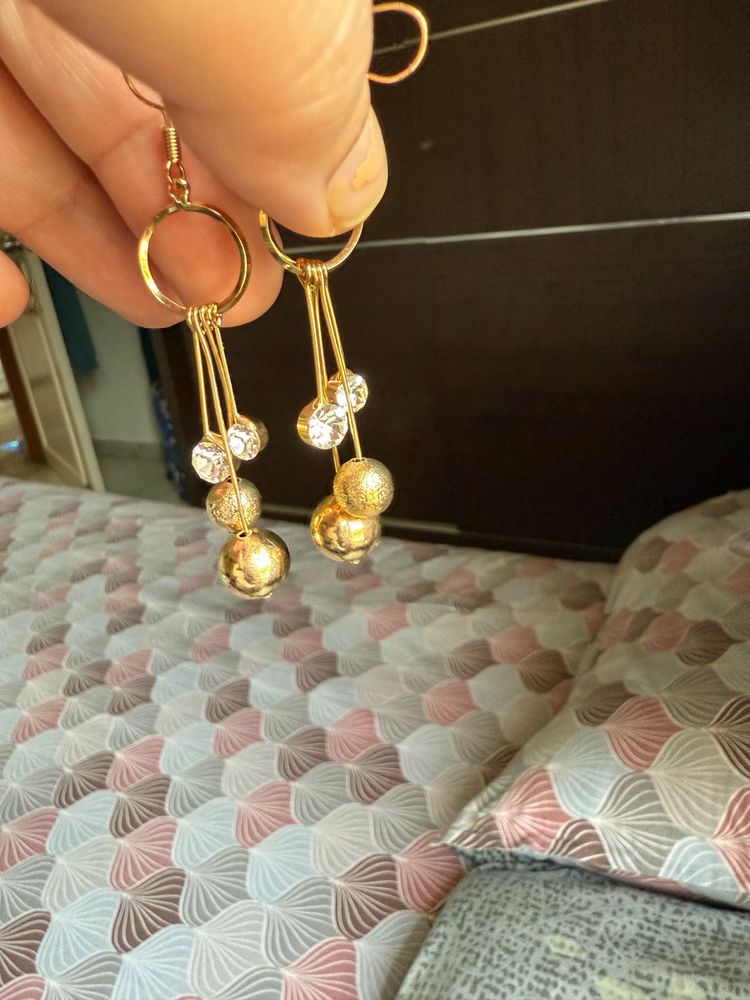 Gold Dangle Earrings
