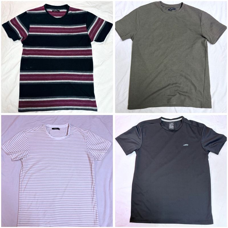 Four Zudio T-Shirts In 500 Coins