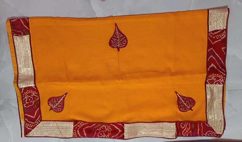 Golden Yellow Sari
