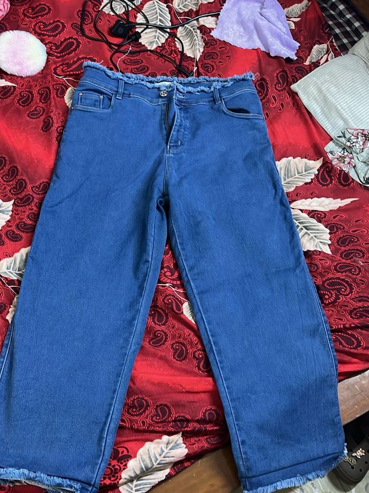 Navy Blue Jeans Stretchable
