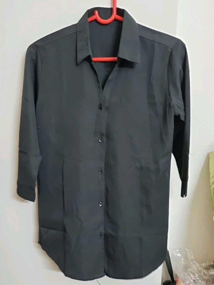 Black Office Wear Shirt