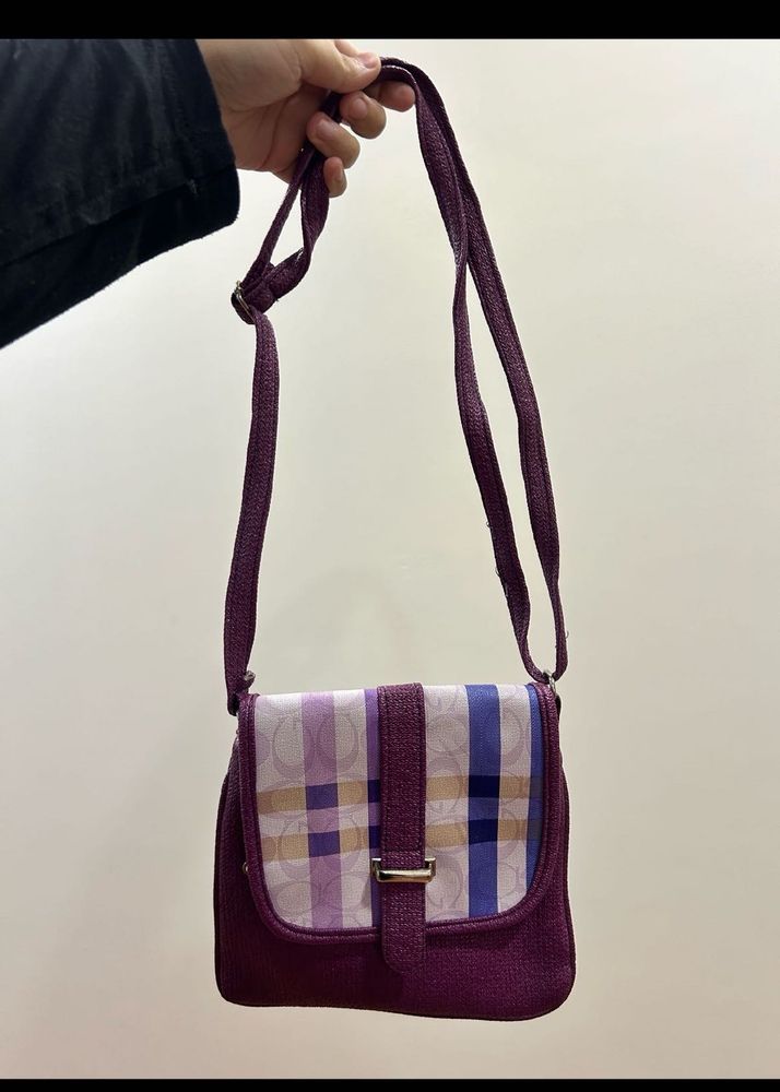 Purple Crossbody Bag