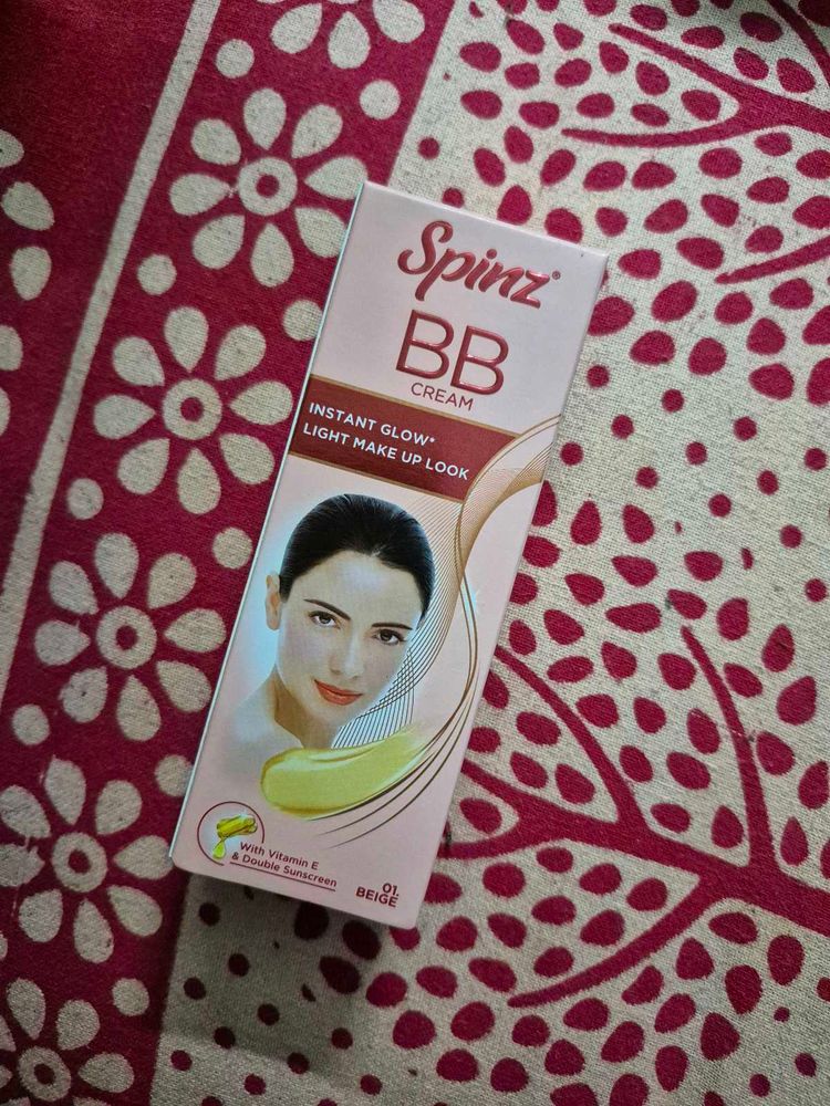 Spinz BB Cream 01 Beige Instant Glow Light Make Up