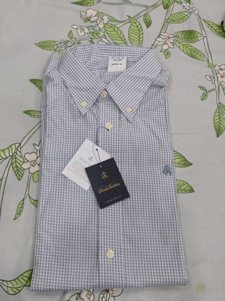 Brooks Brothers Gingham Dress Shirt