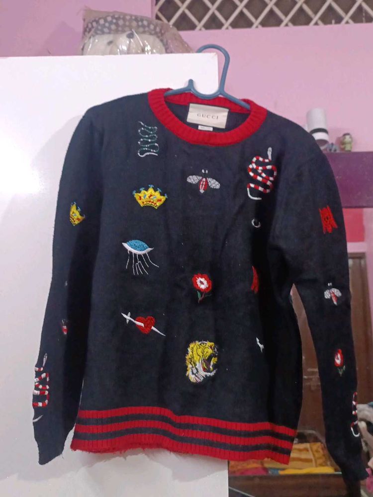 Gucci Embroidered Sweater