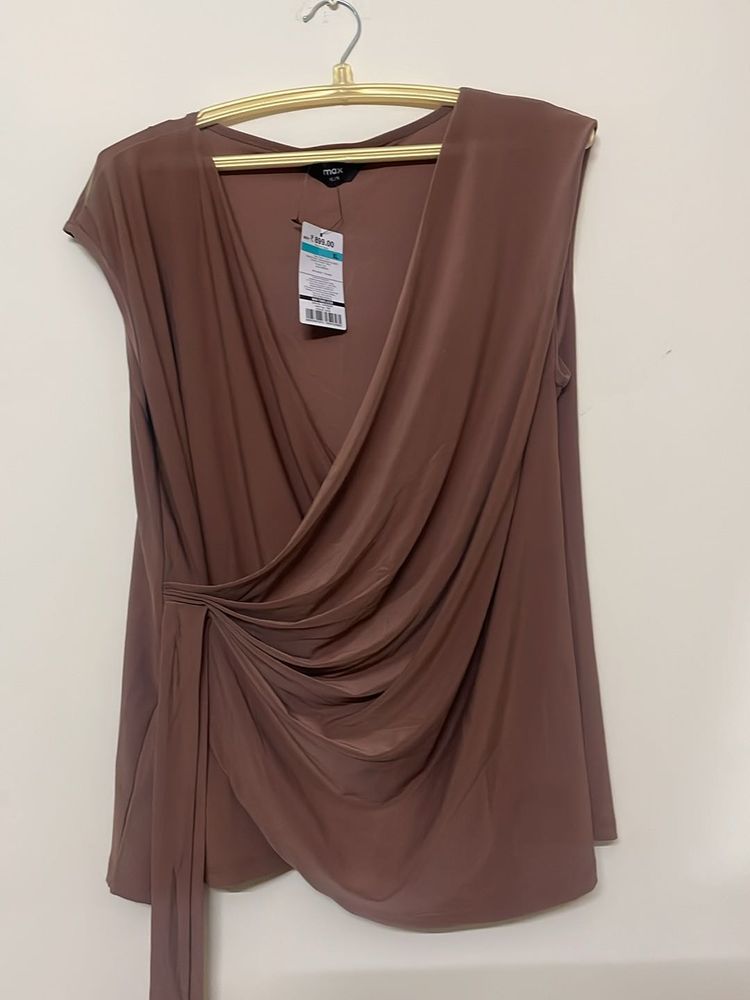 Max New Brown Top For Ladies