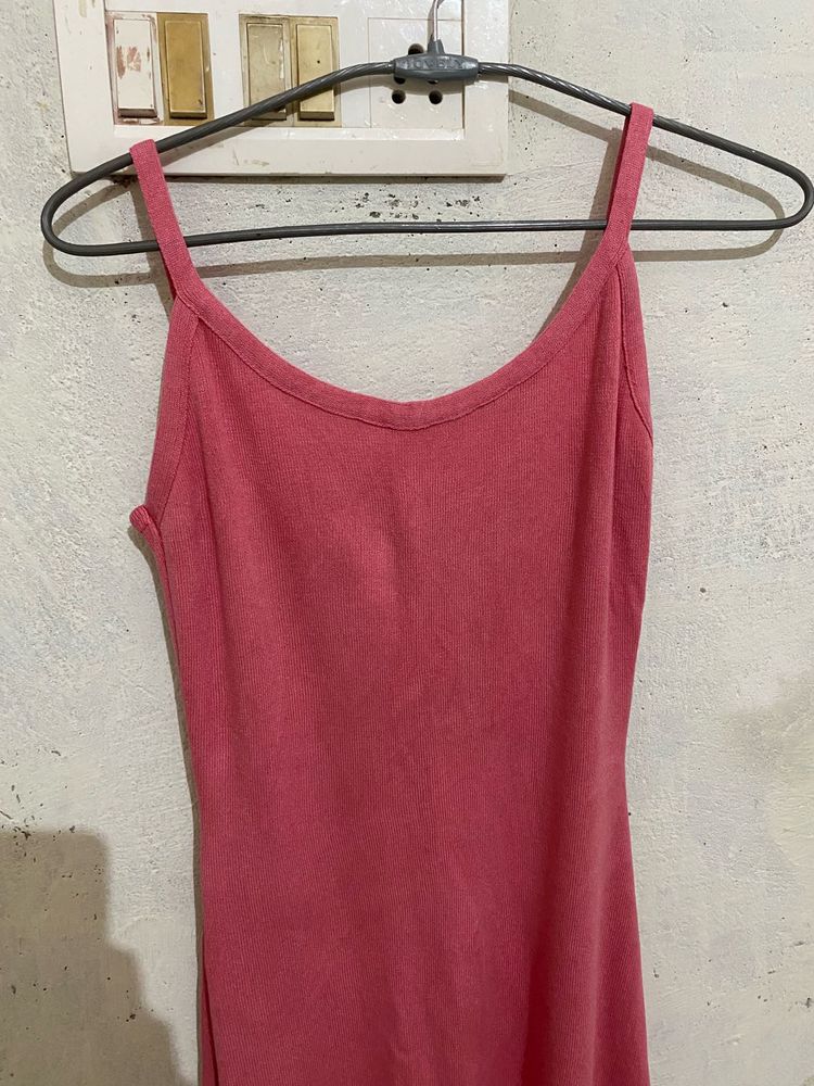 Pink Slip Dress