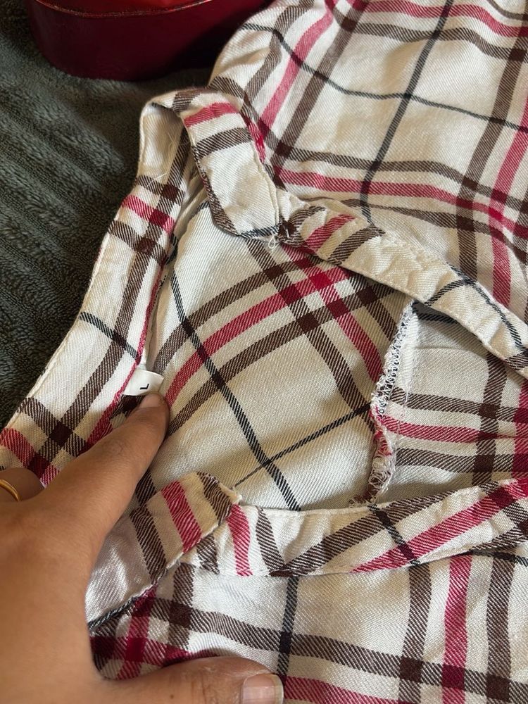 Checked Flannel Shirt