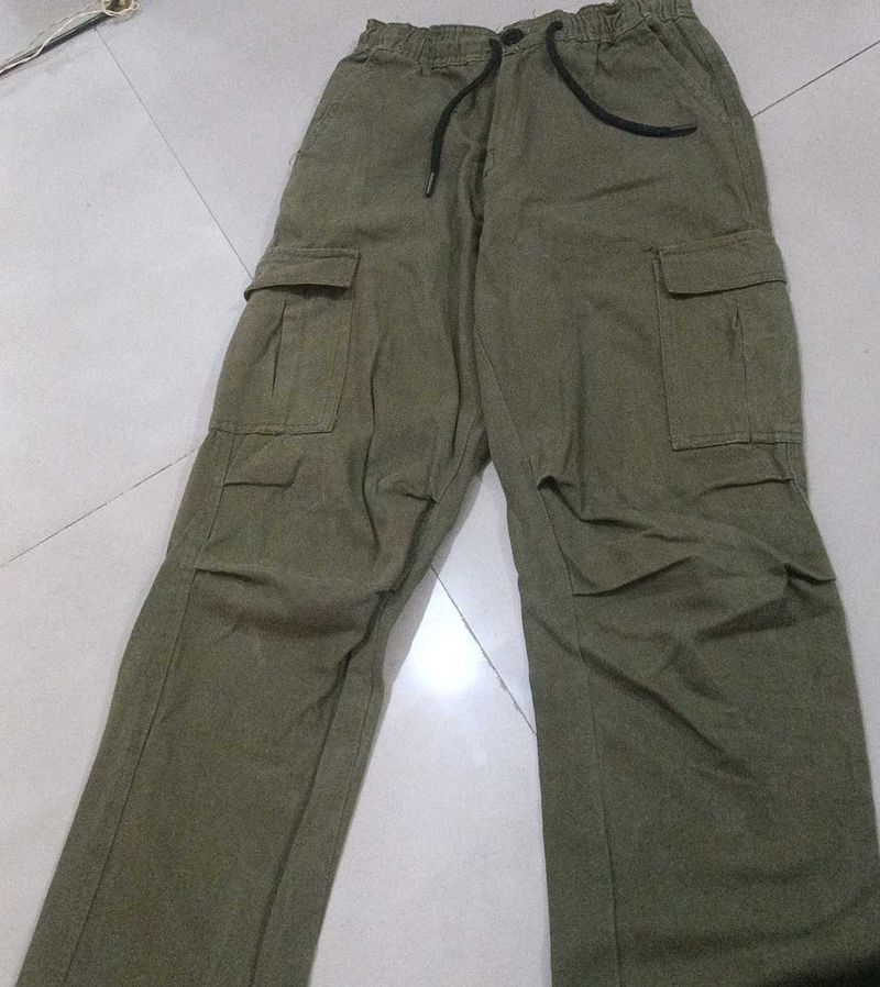 Olive Green Cargo Pants