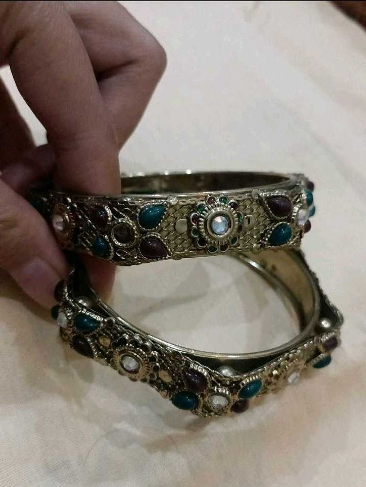 Beautiful Polki  Jadau Kangan