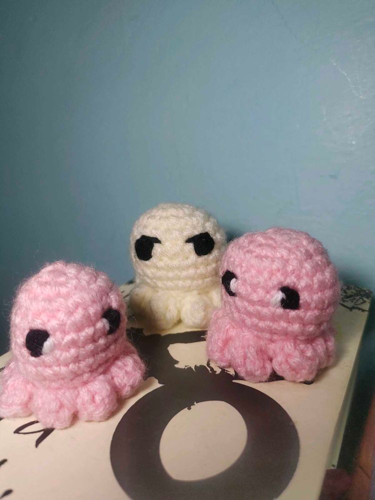Crochet Octopus Trio