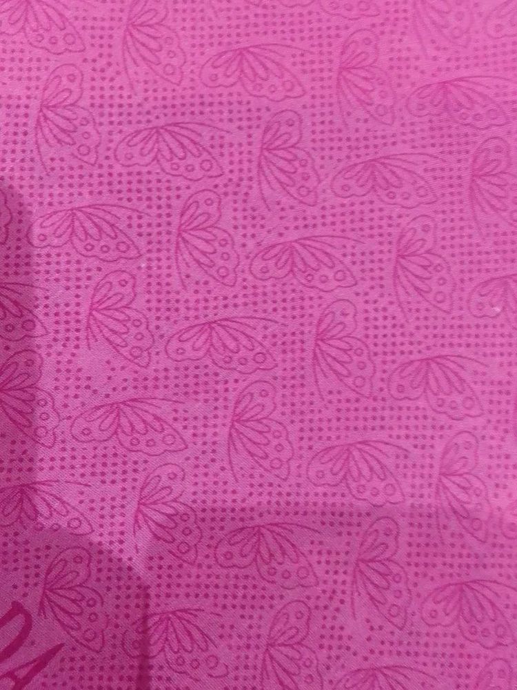 Butterfly 🦋 Saree with Pinck Blouse.
