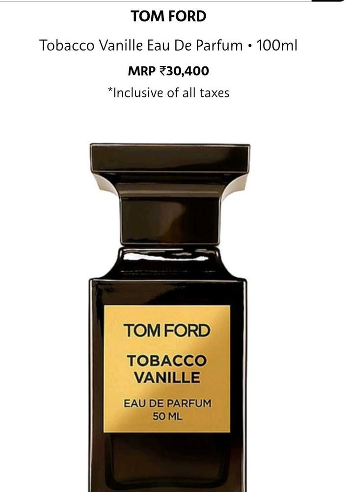 Tom Ford Tobacco Vanille Perfume Copy
