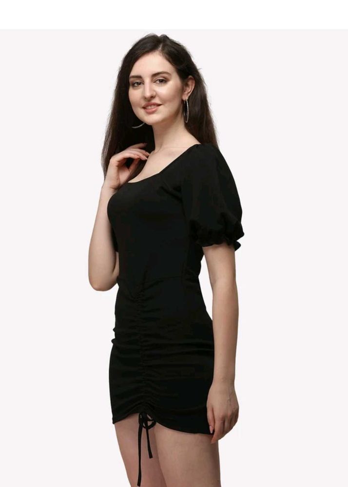 Black Bodycon Mini Dress