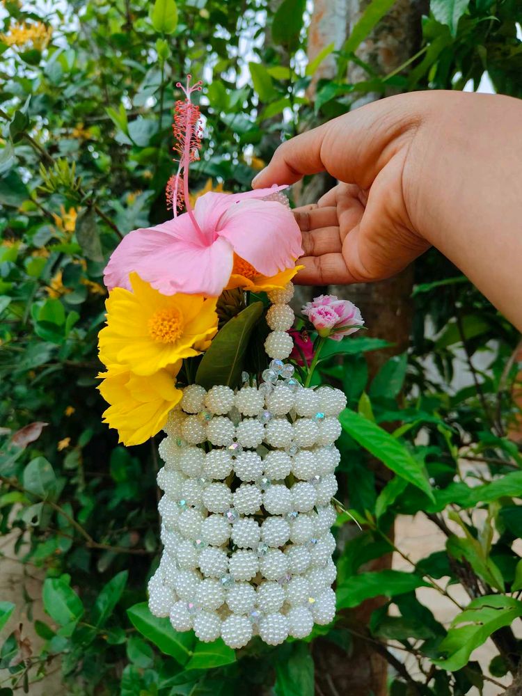 Beaded  Handmade Crystals Bag