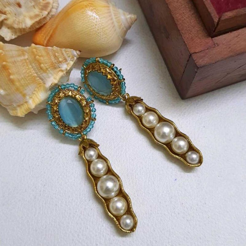 Elegant Pearl Drop Earrings
