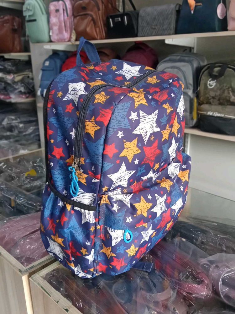 Multicolor Start Design Parachute Bag