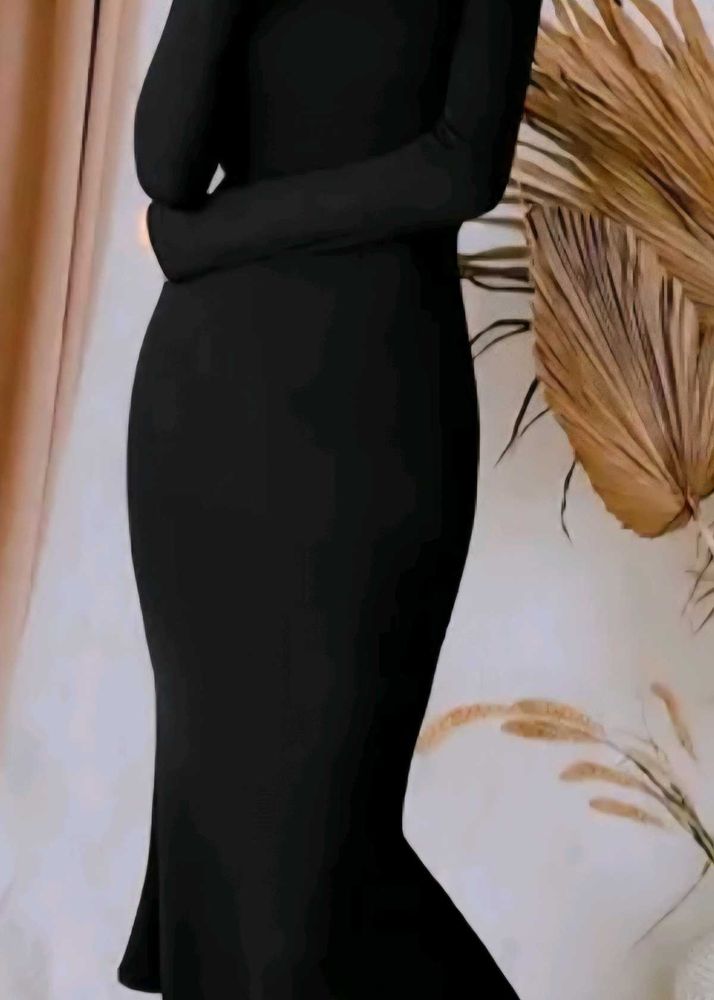 Elegant Black Bodycon Dress