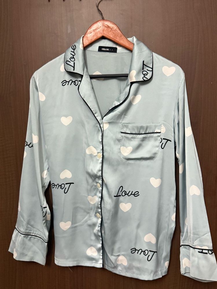 URBANIC Love Print Pajama Set