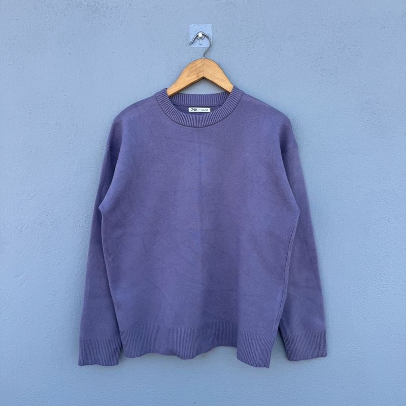 Zara Purple Knit Sweater