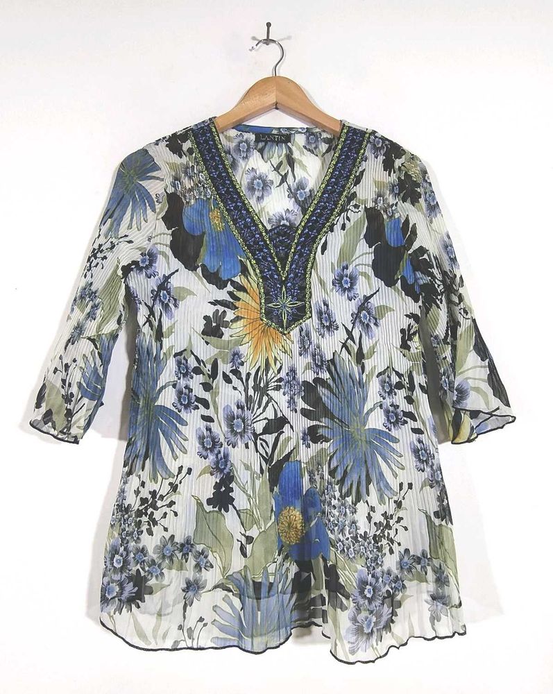 Stretchable Pleated Top