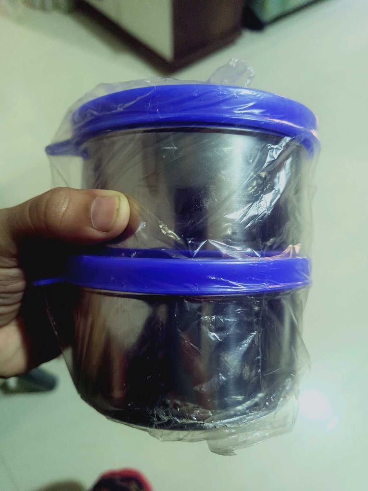 New Unused Combo Of Steel Tiffin