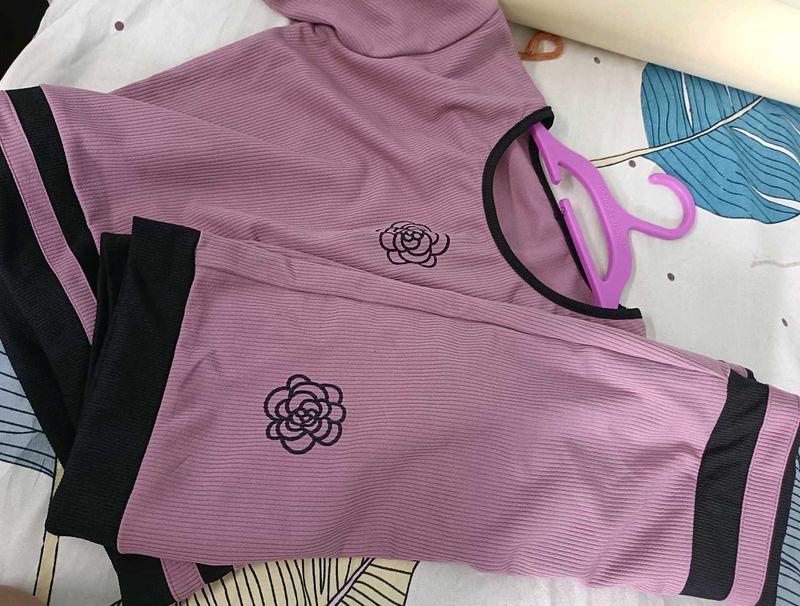 Pink Two-Piece Lounge Set