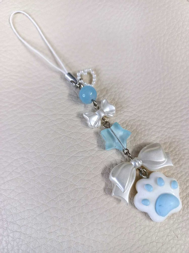 Cute Handmade Paw Phone Charm