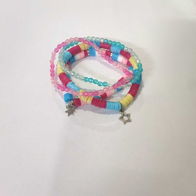 Pastel Beachy Beaded Bracelet Stack! 🌊🏖️🐚