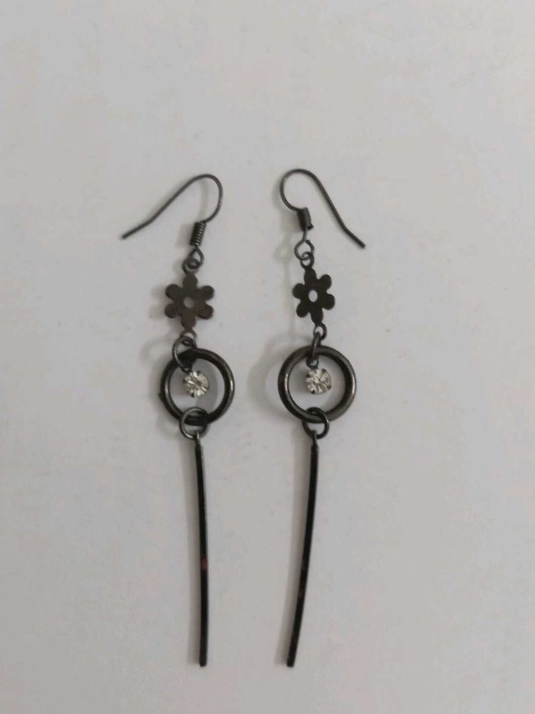 Black Dangle Earrings