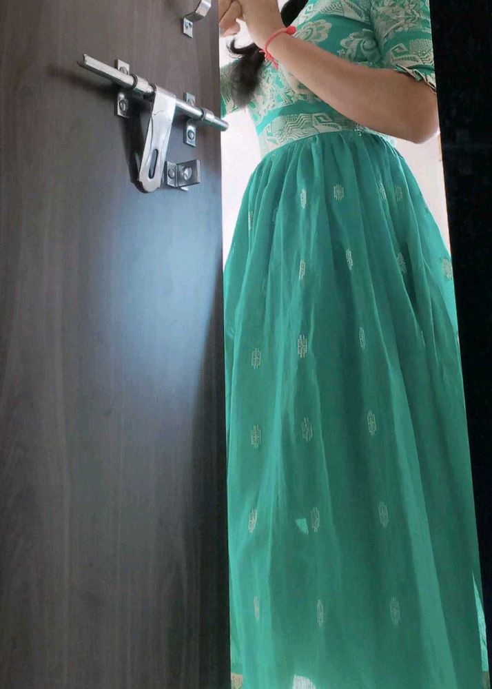 Fulkari Festive Wear Frock