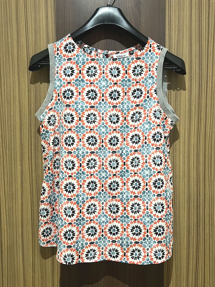 Patterned Tank Top