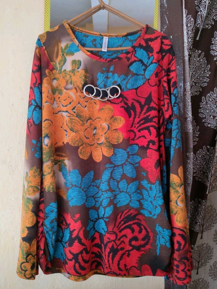A-line Multicolored Top