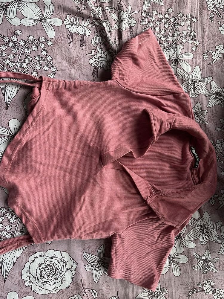 Pink Crop Top