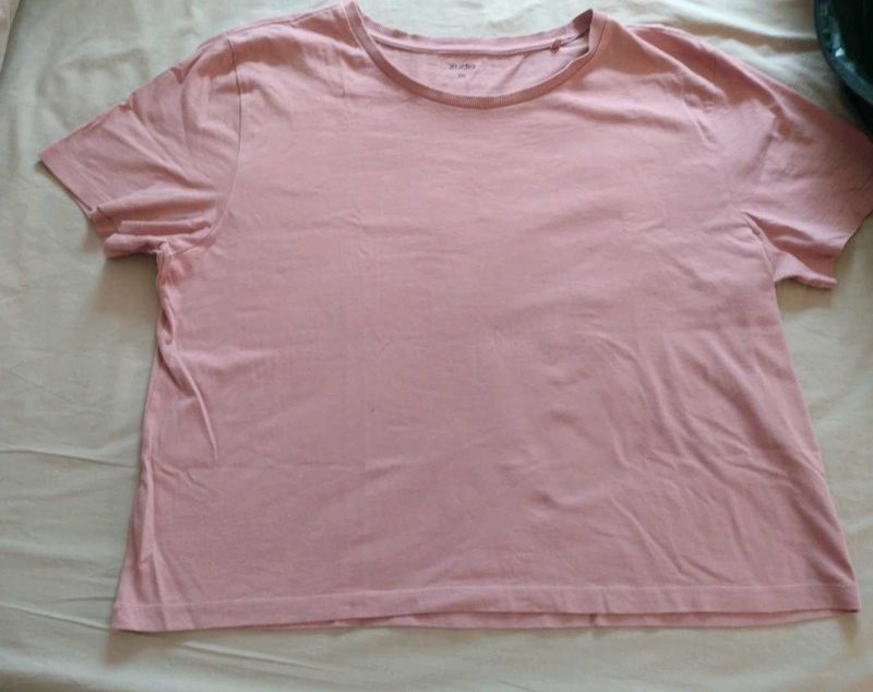 Pink Casual T-Shirt