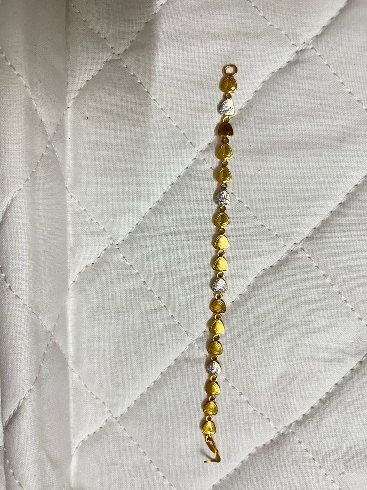 Gold Heart Shape Bracelet
