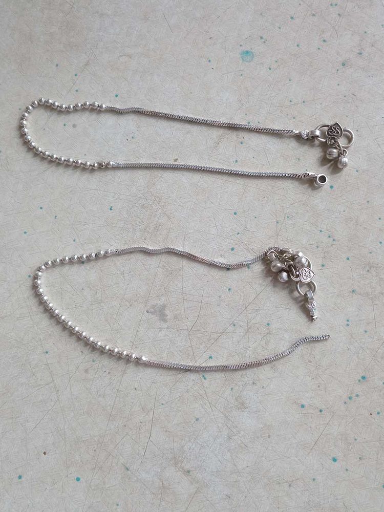 Silver Anklets