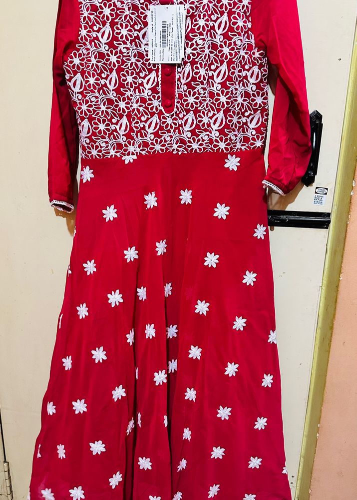 Anarkali Kurta ( Pink)