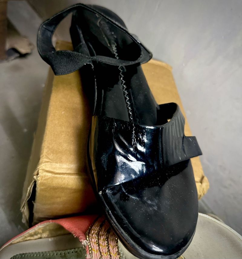 Black Ankle Strap sandle