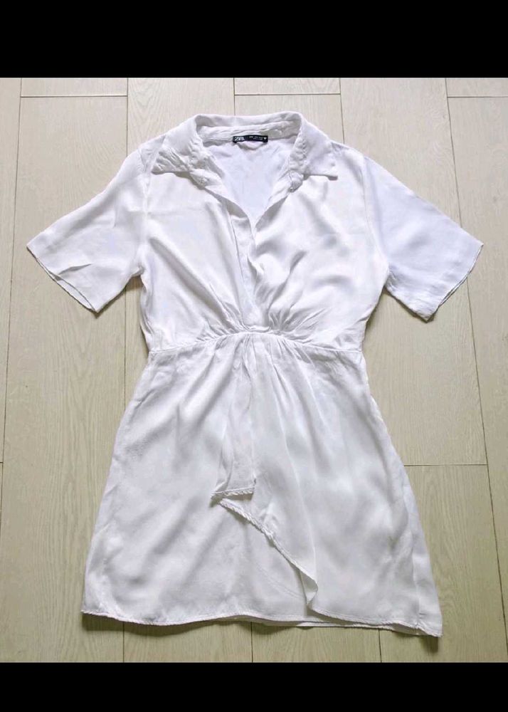 zara White Dress